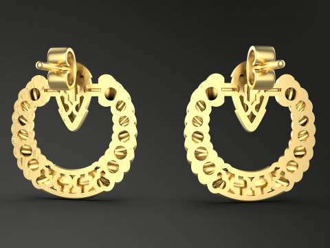 A100-89-earring 3D Print Model