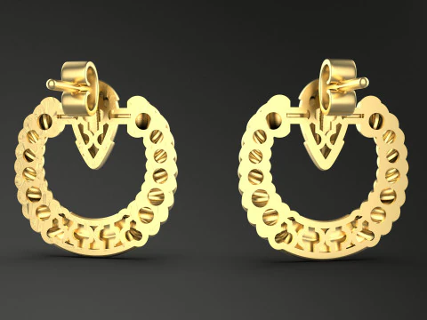 A100-89-earring 3D Print Model