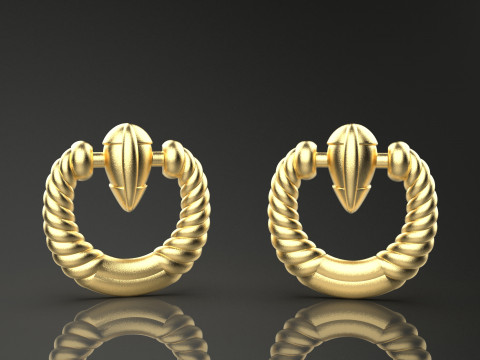 A100-89-earring 3D Print Model
