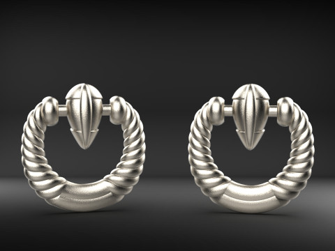 A100-89-earring 3D Print Model