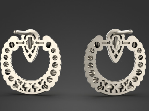 A100-89-earring 3D Print Model