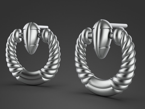 A100-89-earring 3D Print Model
