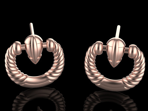 A100-89-earring 3D Print Model