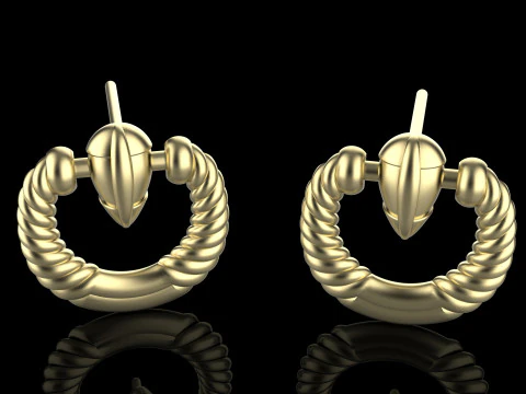 A100-89-earring 3D Print Model