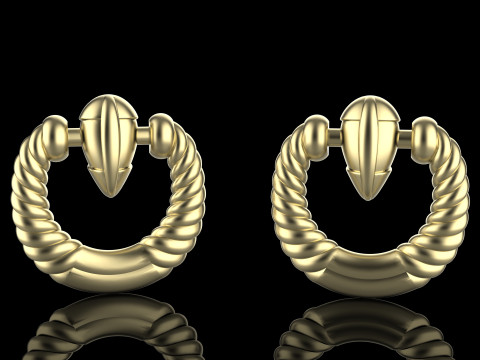 A100-89-earring 3D Print Model