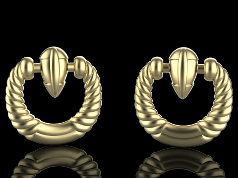 A100-89-earring 3D Print Model