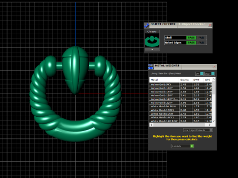 A100-89-earring 3D Print Model
