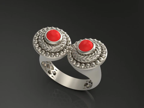 A100-90-ring 3D Print Model