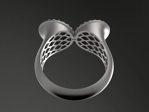 A100-90-ring 3D Print Model