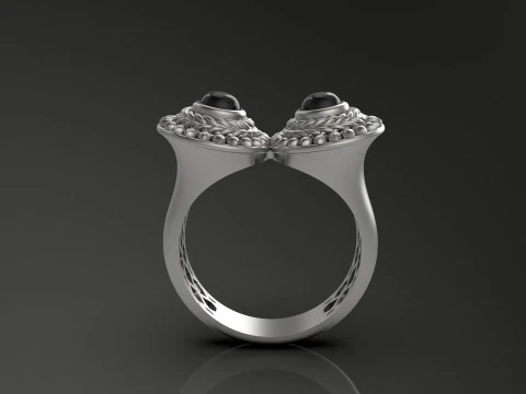 A100-90-ring 3D Print Model