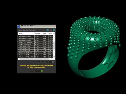 A100-92-ring 3D 打印模型