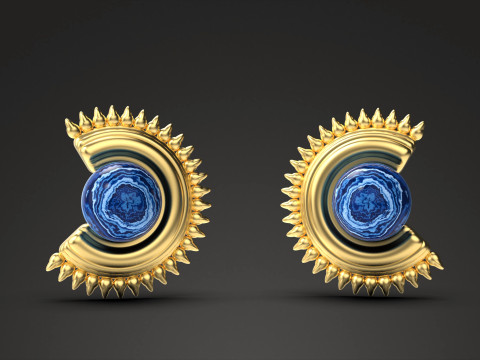 A100-93-earring Modelo de impresión 3D