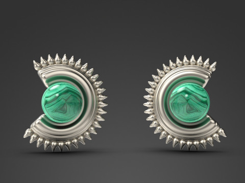 A100-93-earring Model do druku 3D