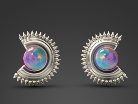 A100-93-earring Model do druku 3D