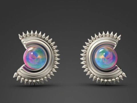 A100-93-earring 3D Print Model