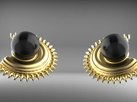 A100-93-earring 3D Print Model