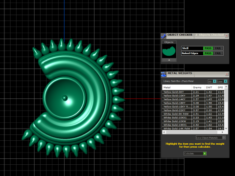A100-93-earring Model do druku 3D