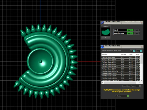 A100-93-earring 3D Print Model