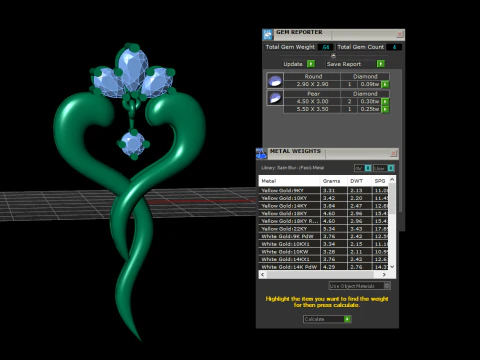 Eternal Love Pendant-a100-95 3D Print Model
