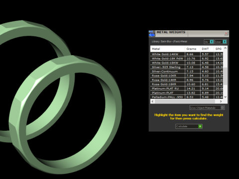 Couple wedding band ring -2 Modelo de Impressão 3D