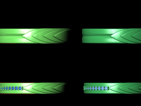 Couple wedding band ring -4 3D Print Model