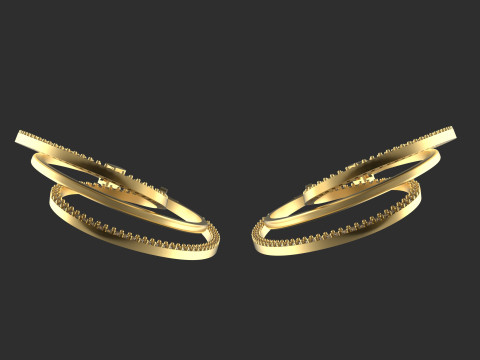 A100-100-earrings 3D 프린트 모델