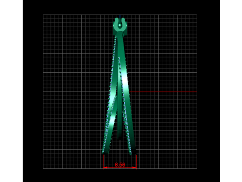A100-100-earrings 3D 프린트 모델