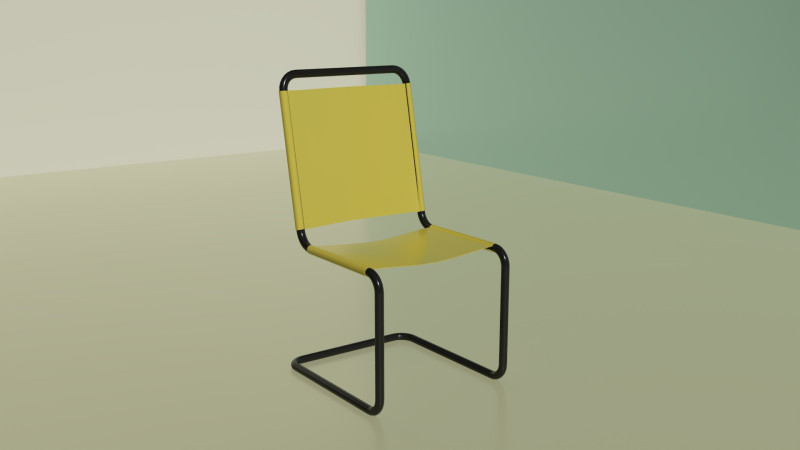 Simplechairobj 3D 모델 .c4d .max .obj .3ds .fbx .stl .blend 