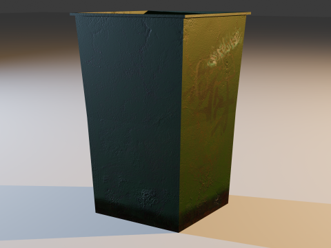 M&uuml;llcontainer 3D Modell