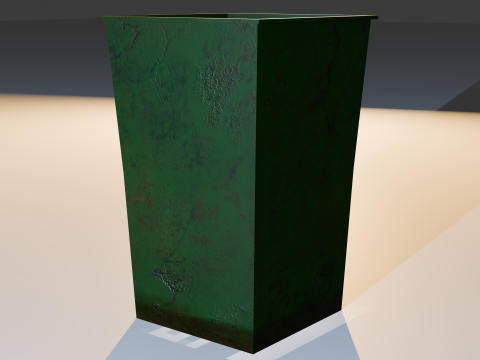 M&uuml;llcontainer 3D Modell