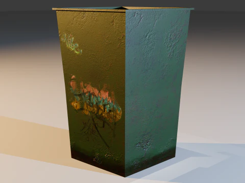 Trash container 3D Model