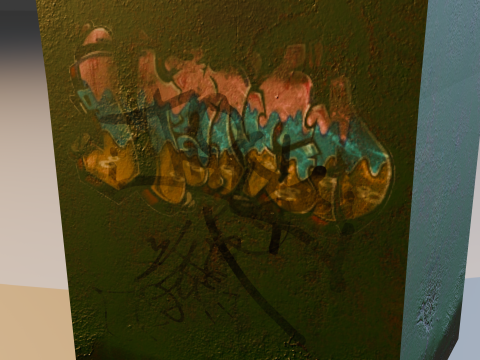 M&uuml;llcontainer 3D Modell