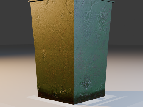 M&uuml;llcontainer 3D Modell