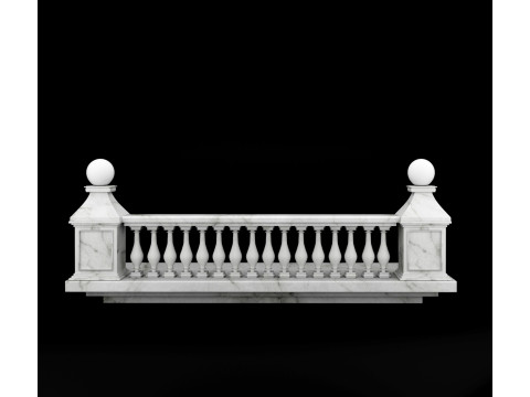 Balustrade balcony 3D Model