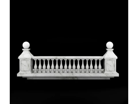 Balustrada balkonu Model 3D