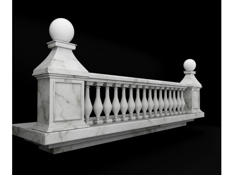 Balustrade balcony 3D Модель