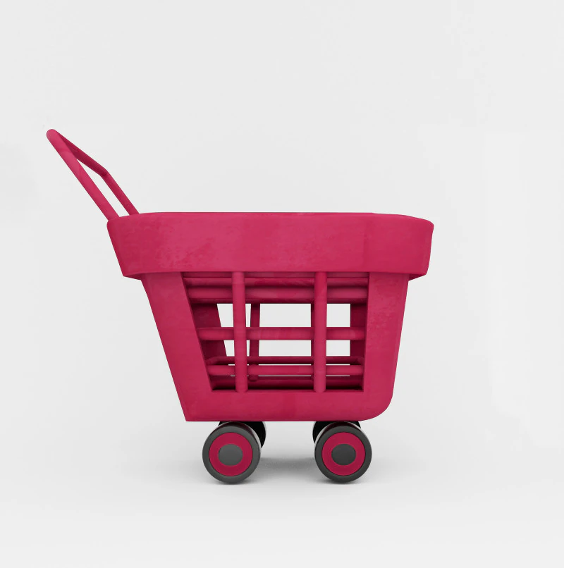 Warenkorb 3D Modell .c4d .max .obj .3ds .fbx .stl .blend 