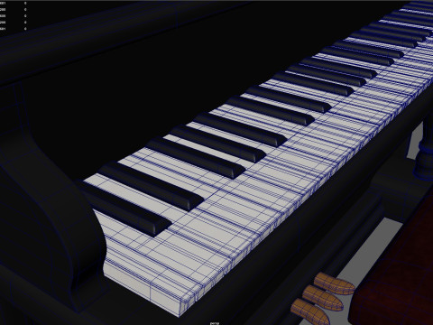 Piano 3D Model