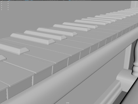 Piano 3D Model