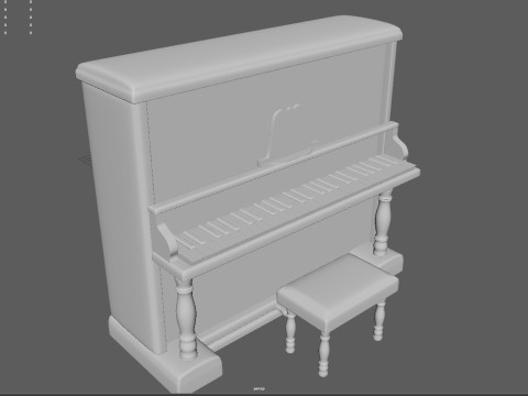 Piano 3D Model
