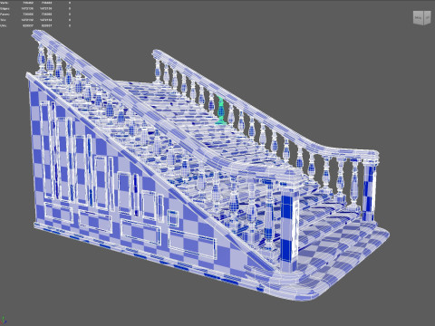 Stair 3D Model