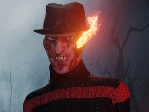Freddy Krueger Model 3D