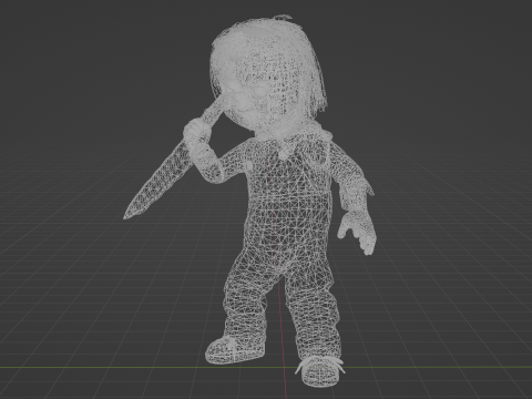 Chucky Charred 3D 模型