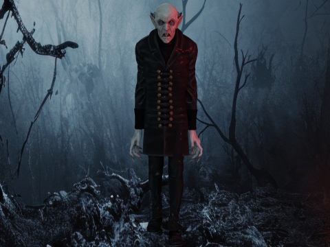 Nosferatu Low-poly 3D Model