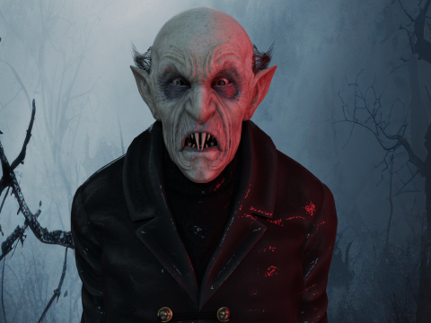 Nosferatu Low-poly 3D Модель