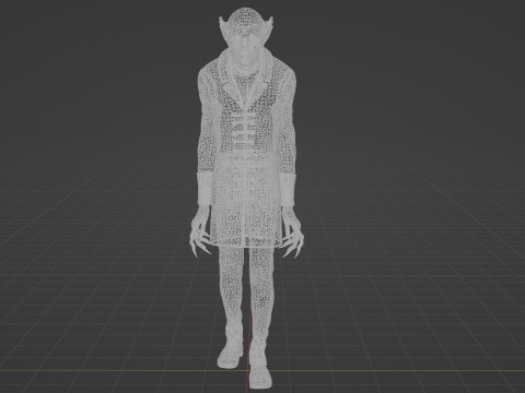 Nosferatu Low-poly 3D Модель