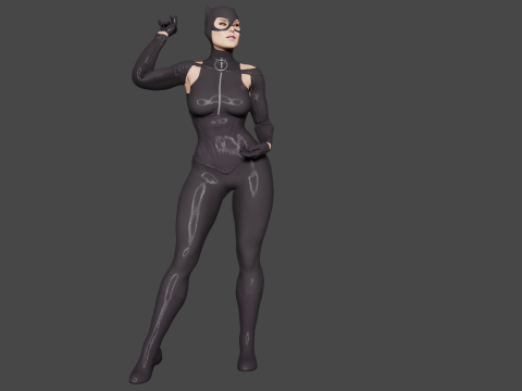 Catwoman 3Dモデル