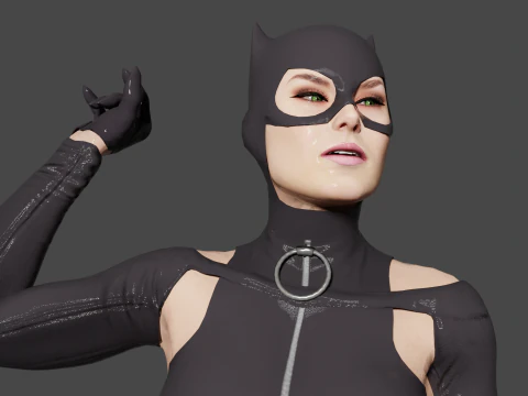 Catwoman 3D Model