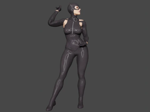 Catwoman 3D Model