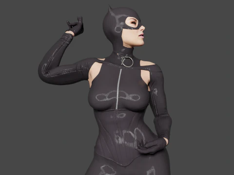 Catwoman 3D Model